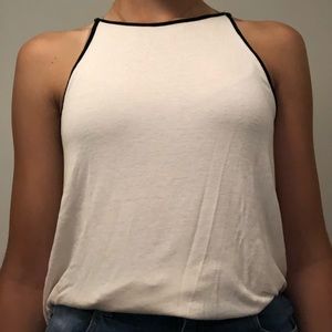 White and Black American Eagle Soft & Sexy Tank